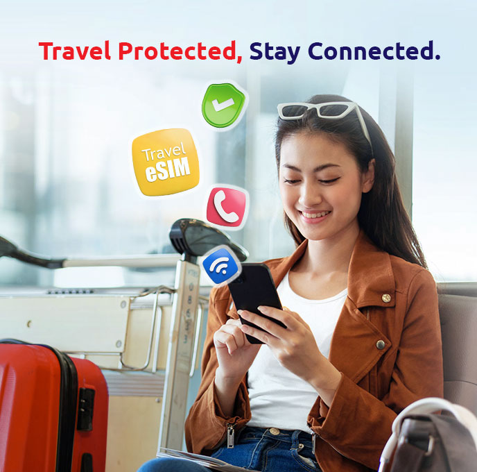 Image of Travel Protected, Stay Connected