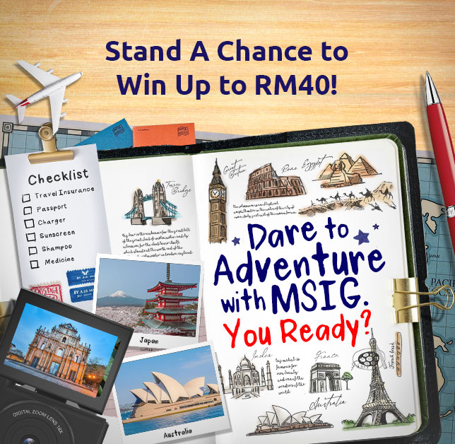Image of Dare to Adventure with MSIG - You Ready?